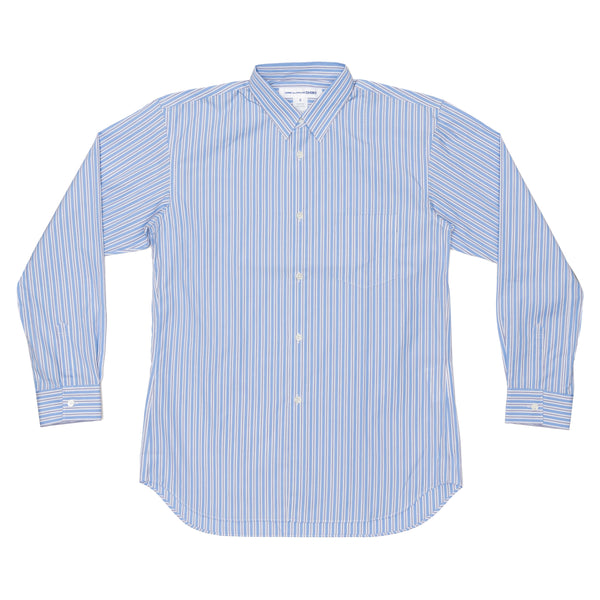 CDG SHIRT FOREVER - Yarn Dyed Cotton Stripe Poplin - (STRIPE 111)