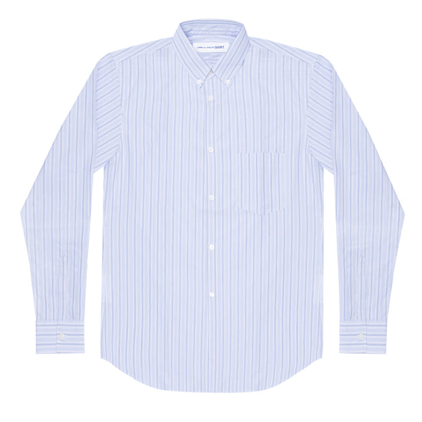 CDG SHIRT FOREVER - Yarn Dyed Cotton Stripe Poplin - (STRIPE 40)